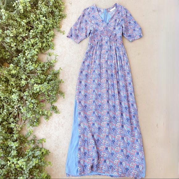 Tory Burch Dresses & Skirts - Tory Burch Corinne Floral Caftan Silk Maxi Dress